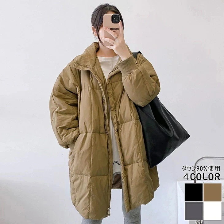 【2点購入で10％OFF】ダウンコート レディース アウター コート ロングコート 大きいサイズ ダウンジャケット 秋 冬 防寒