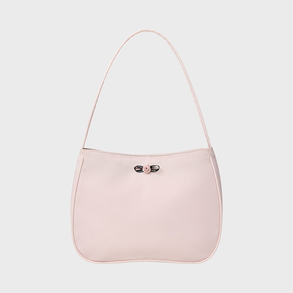 Yimis ミニコサージュアップリケショルダー-ピンク