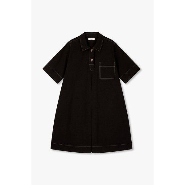 [再注文] アウトポケット半袖シャツワンピース 9196241043199