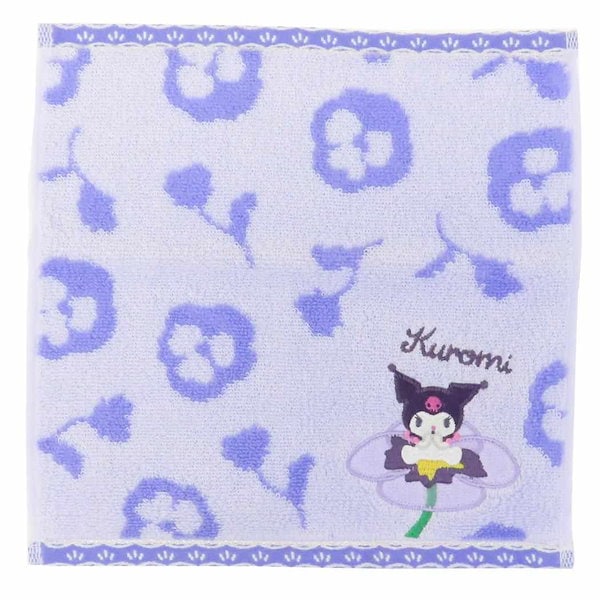 Qoo10] サンリオ クロミ ミニタオル ジャガードハンカチタ