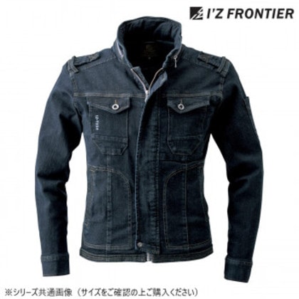 アイズフロンティア 3Dストレッチワークジャケット 12 ブラックインディゴィ 3L 7250