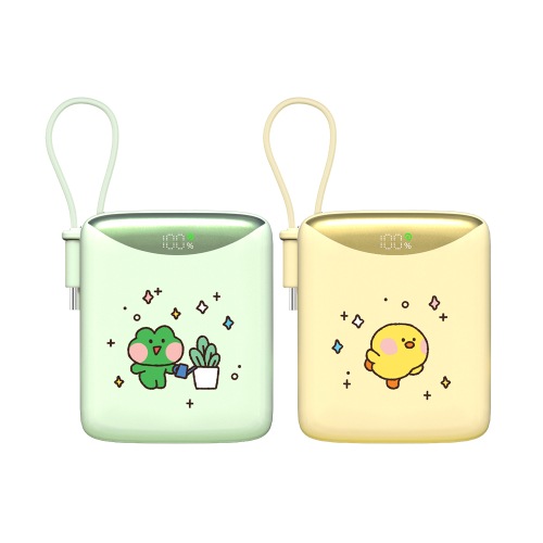 ラインフレンズ 高速充電 一体型 ミニ モバイルバッテリー 10000mAh 225W / 韓国キャラクター