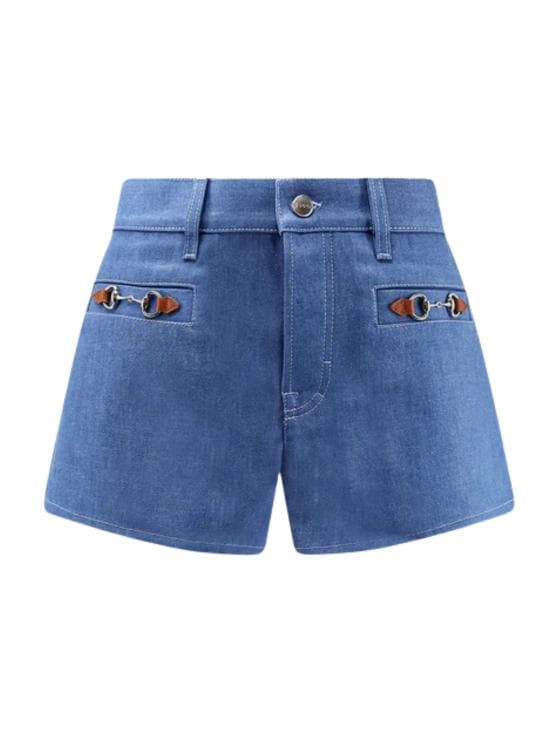 GUCCI Women Shorts & Burmudas 851990 XDDEH4850 Denim scuro