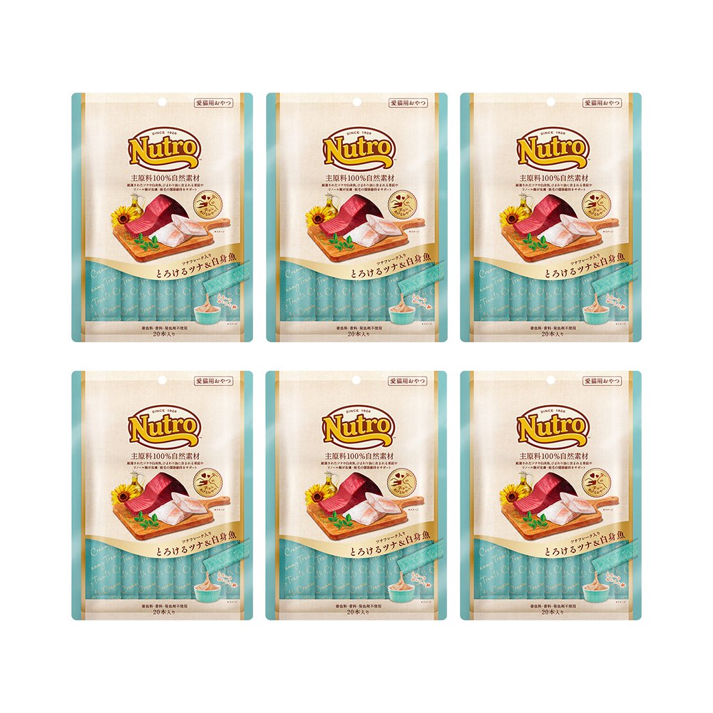 猫　とろけるツナ＆白身魚　２０本入りX６袋　ＣＲＣ35―20―48―00―00