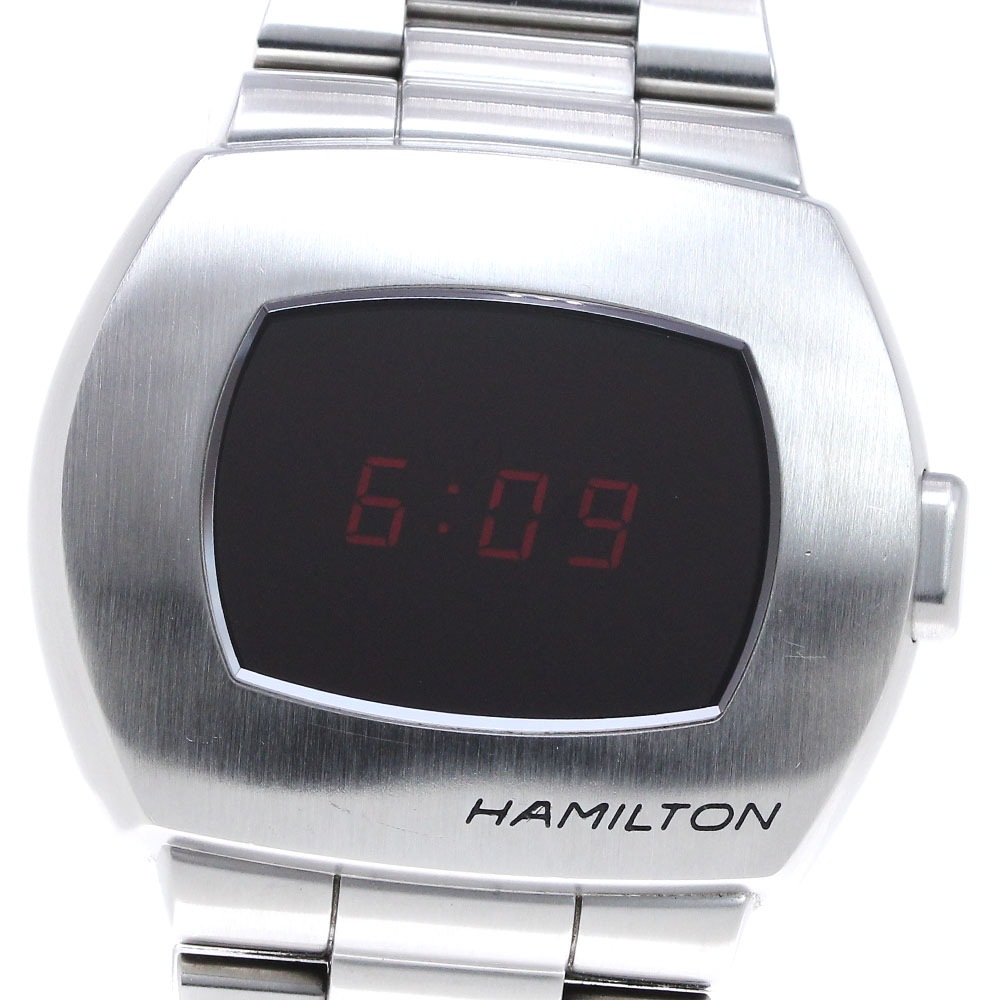 ハミルトン HAMILTON H524140 PSR パルサー クォーツ メンズ 箱・保証書付き_846166【中古】
