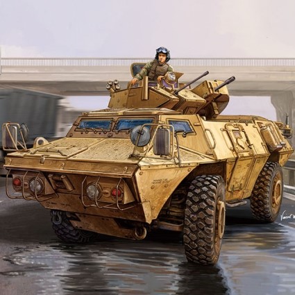 【1/35スケール】米軍M1117ガーディアンASV, アカデミープラモデル #13550