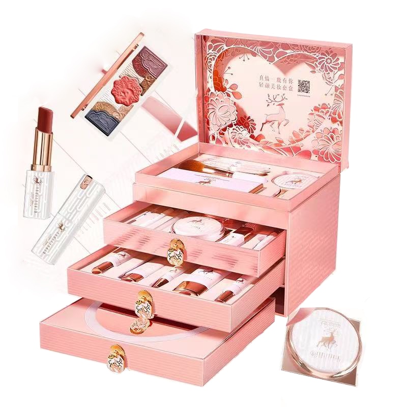 バレンタインコスメ アイシャドウ リップスティック バレンタインデー 誕生日プレゼント ギフト 新年 クリスマスコスメセット