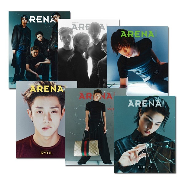 [6種セット] 韓国男性雑誌 ARENA HOMME+ 2026年 5月号 (LNGSHOT表紙6種セット)
