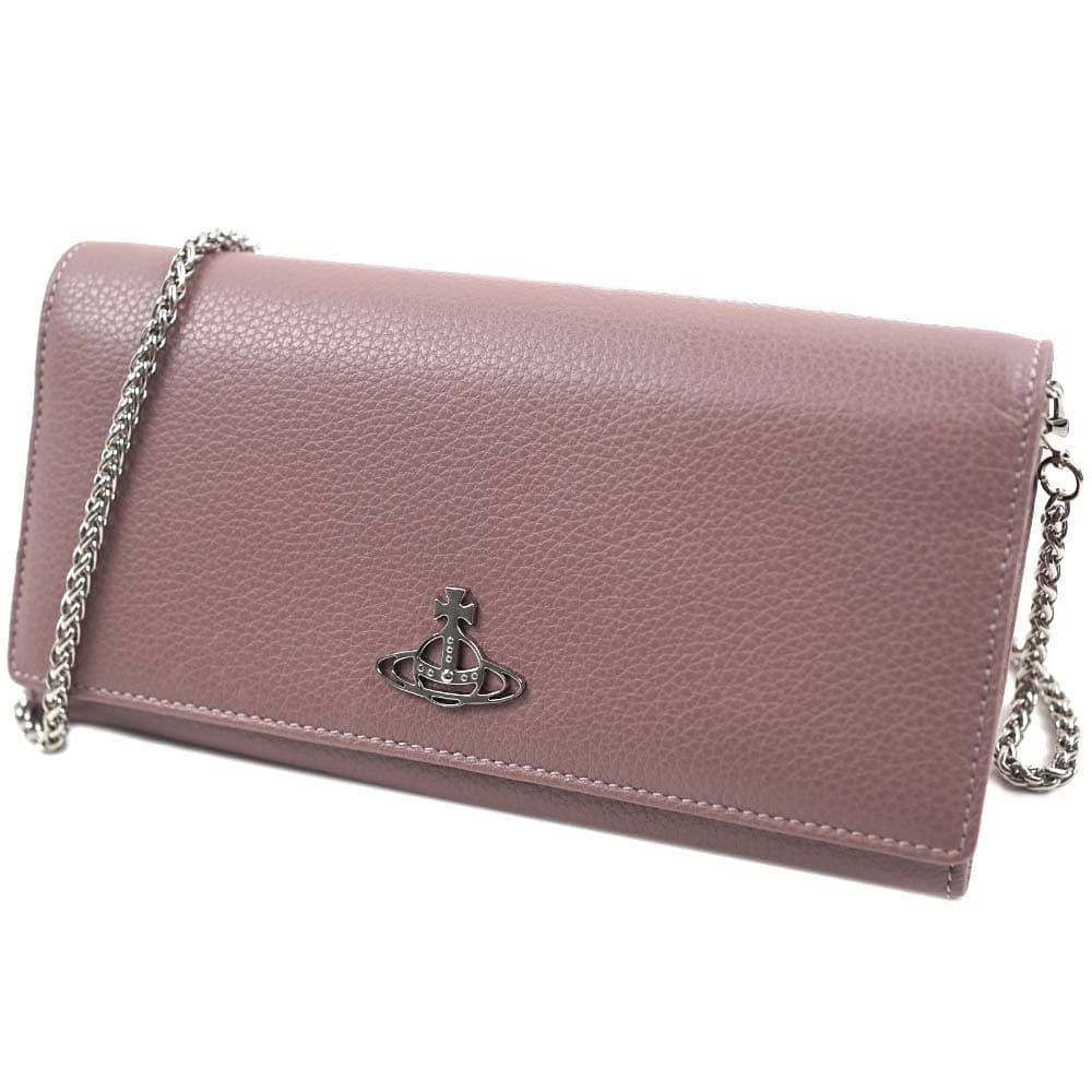 ヴィヴィアンウエストウッド 長財布 ウォレットバッグ お財布 ポシェット ショルダーバッグ Vivienne Westwood 財布 JORDAN LONG WALLET WITH LONG CHAI