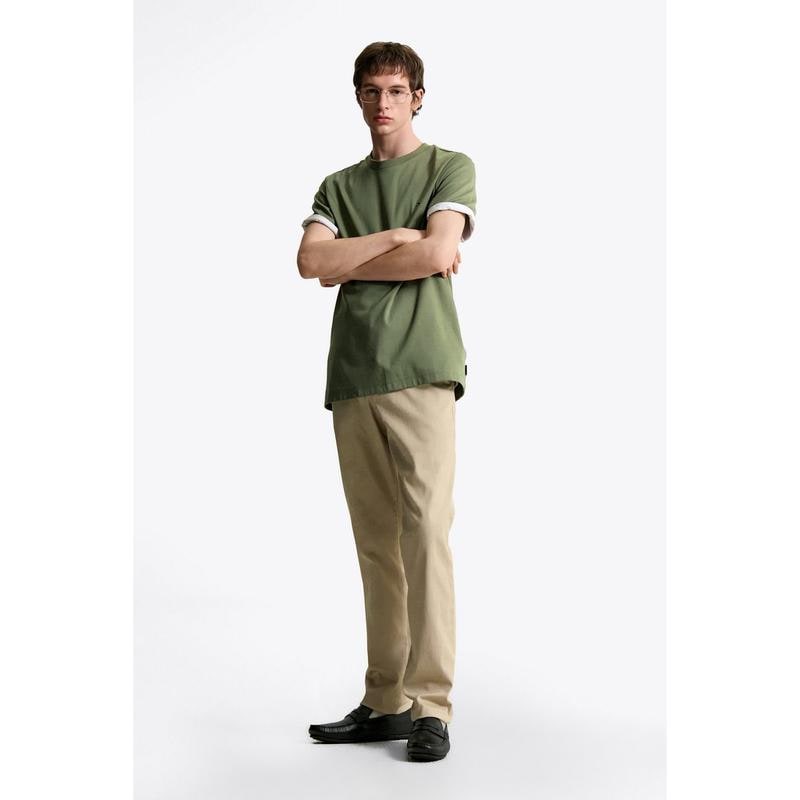 【男性】ラグジュアリーインターロッククルーネックラウンド半袖Tシャツ T12F1TPO100MT1 PLI