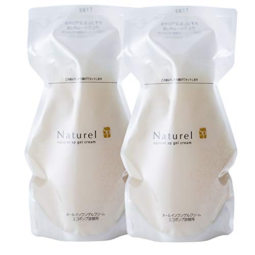 ナチュレルSPゲルクリームPLUS エコツインセット（詰替用550g*2個）オールインワン