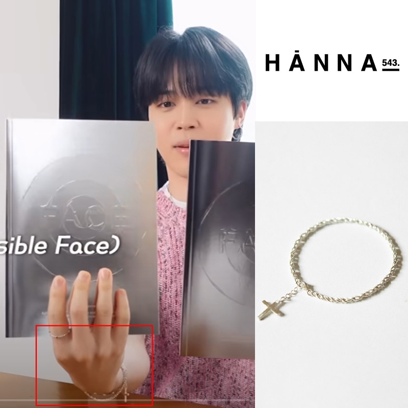[BTS JIMIN ジミン着用 ]B432S ジュエリー クロス スクリュー ブレスレット