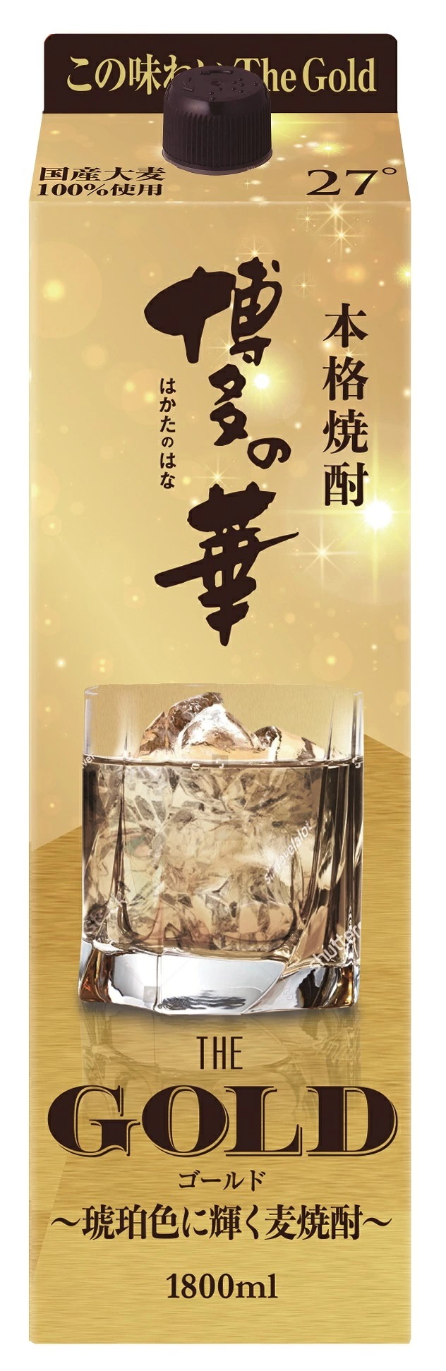 【送料無料】福徳長 博多の華 THE GOLD 麦 27度 1800ml 1.8L2ケース/12本【本州(一部地域を除く)は送料無料】 19,568円
