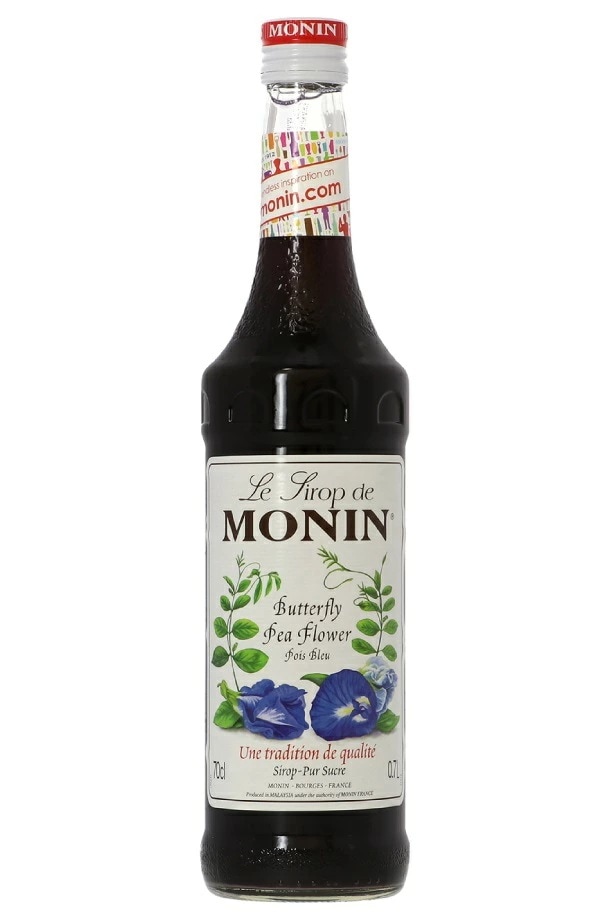 【送料無料】MONIN モナン バタフライピー シロップ 700ml12本【ご注文は12本まで同梱可能】ノンアルコール シロップ