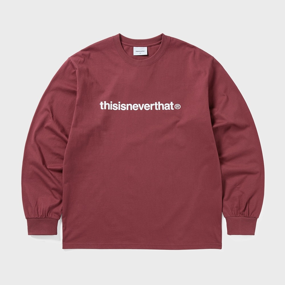 ディス・イズ・ネヴァー・ザット T-ロゴ L/S Tシャツドライローズ