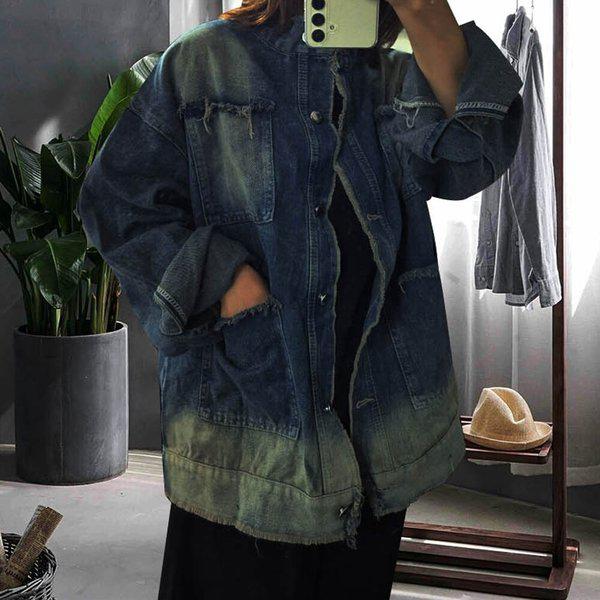 女性用ディストロイドヴィンテージデニムジャケットLDW-JKA-SSIS586-デニム 5,271円