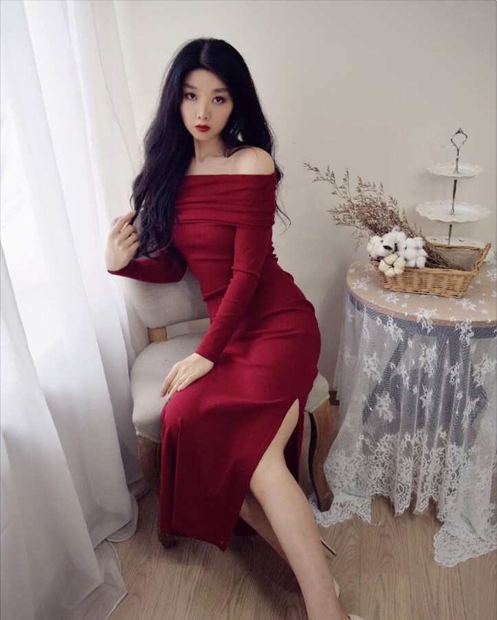 ワンピース 膝下 ミモレ ミモレ丈 ロング ロング丈 マキシ マキシ丈 長袖 オフショルダー オフショル かわいい 大人可愛い きれいめ シンプル 大人 上品 おしゃれ お洒落 大人可愛い 大人女子