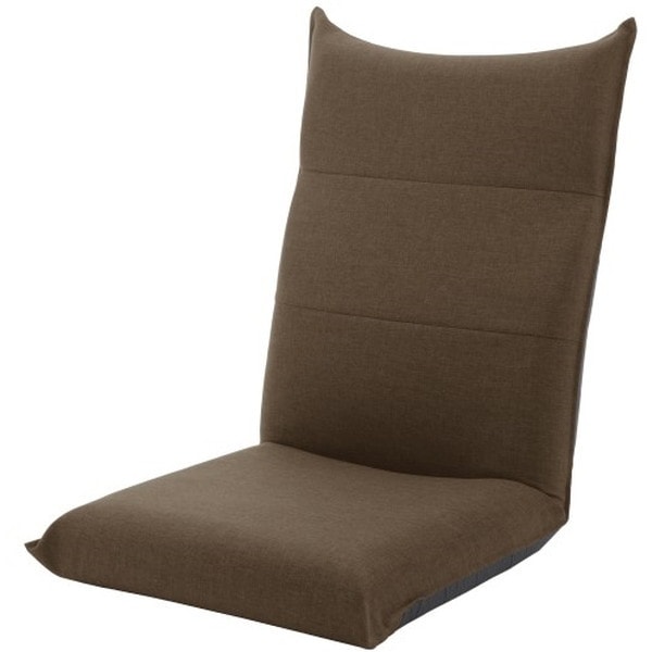 CELLUTANE 座椅子 ハイバック ダリアンブラウン コンパクト 折り畳み 折りたたみ おしゃれ かわいい リクライニング 軽量 A1116a-640BR メーカー直送