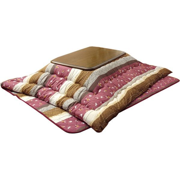 1160300250301 和柄 こたつ布団セット 長方形大 こよみ ローズ 205×285cm メーカー直送