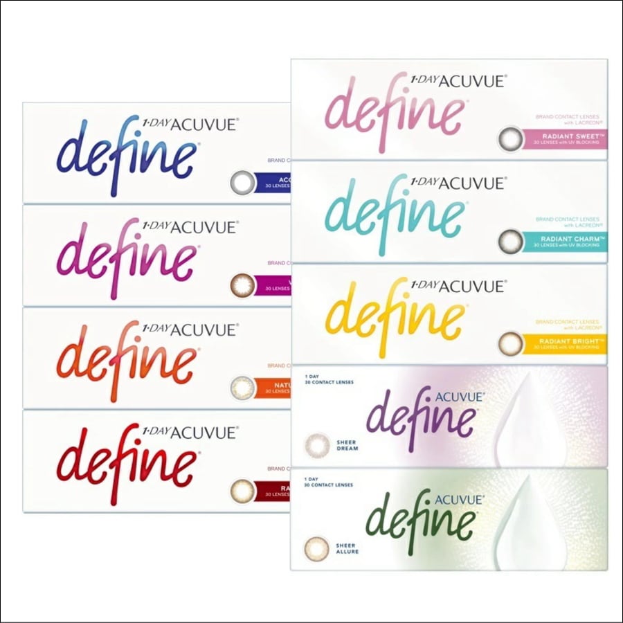 【新色追加】【30枚×2箱】ワンデーアキュビューディファインモイスト 30枚入x2箱 1日使い捨て 1day カラコン アキビューディファイン　ポスト投函便40