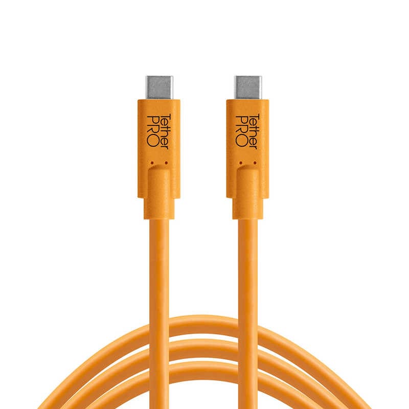 テザーツールズ　USBケーブル TetherPro USB-C to USB-C (4.6m) ORG　CUC15-ORG