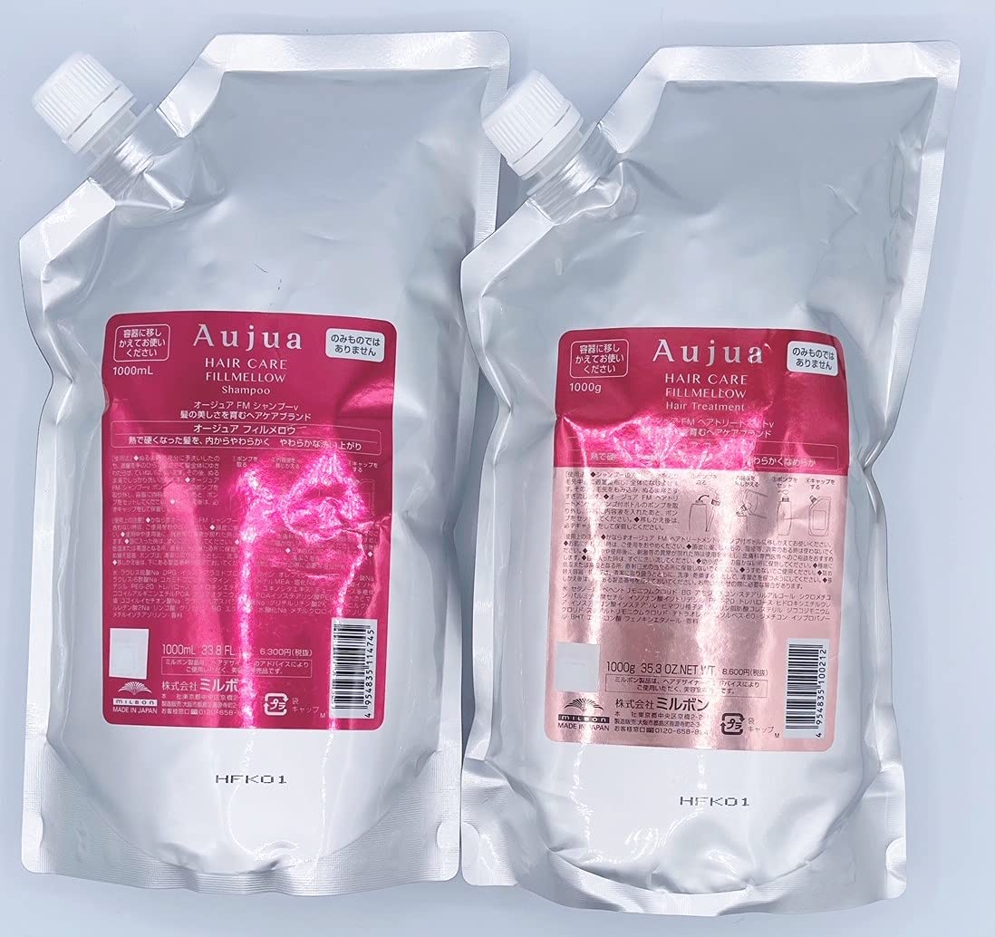 ミルボン（Aujua）オージュア　フィルメロウ　シャンプー1000ml＆ヘアトリートメント 1000g セット