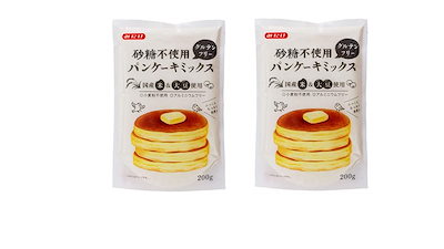 他サイト： みたけ食品工業 グルテンフリー無糖パンケーキミックス 200g×2個 JAN:4902939180630の商品画像