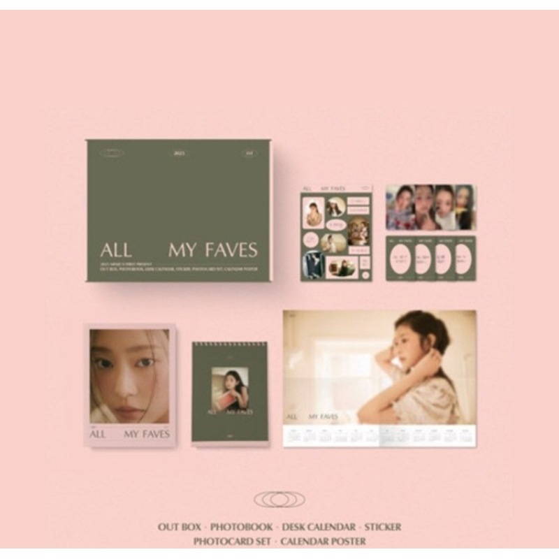 [未開封新品] キム・ミンジュ2023シーズングリーティングALL MY FAVES会津ワン