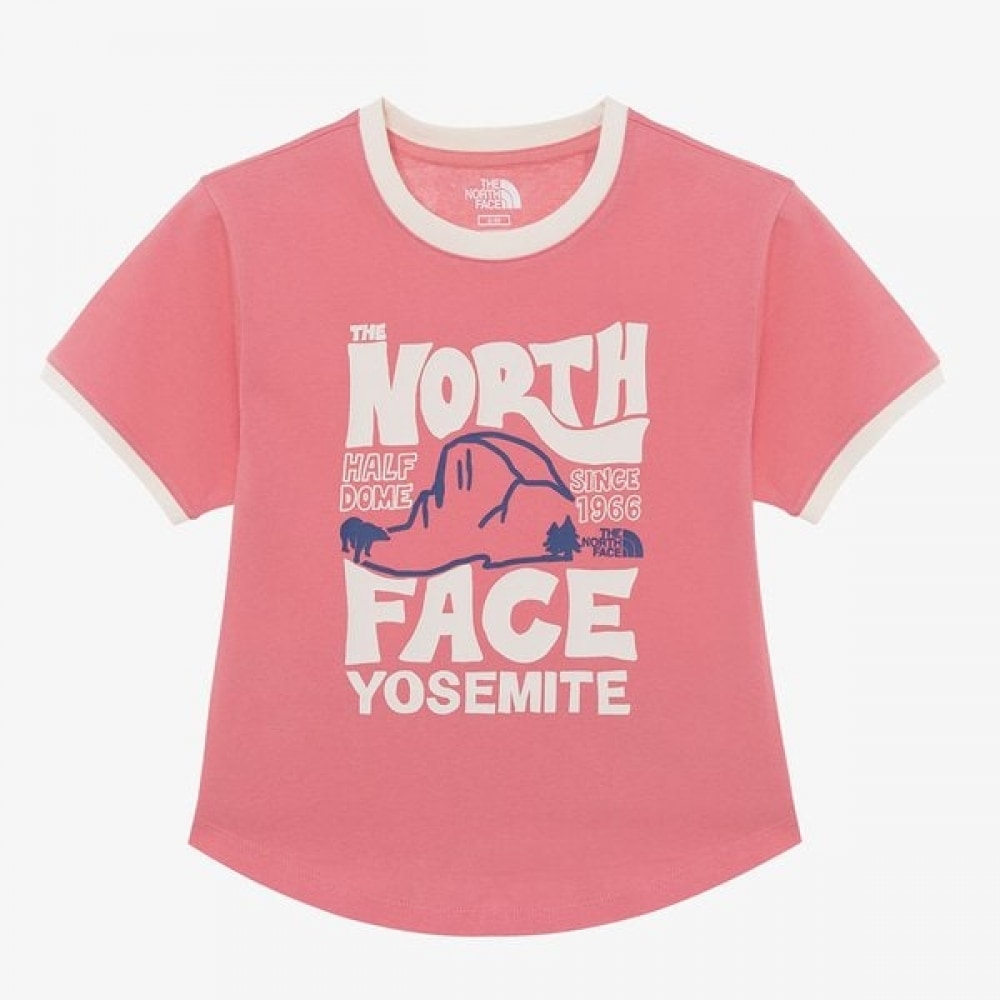 ノースフェイス レディース ハーフドーム 半袖ラウンドティー ROSE PINK NT7UR32L