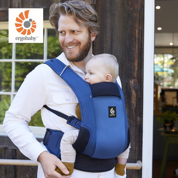 AWAY ミッドナイトブルー CREGBCAWYMIDBLU [抱っこ紐]【保証期間：2年】