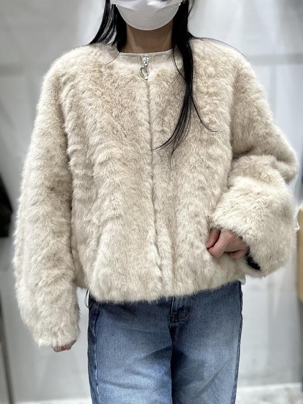 ミンクバルーンジャケット
