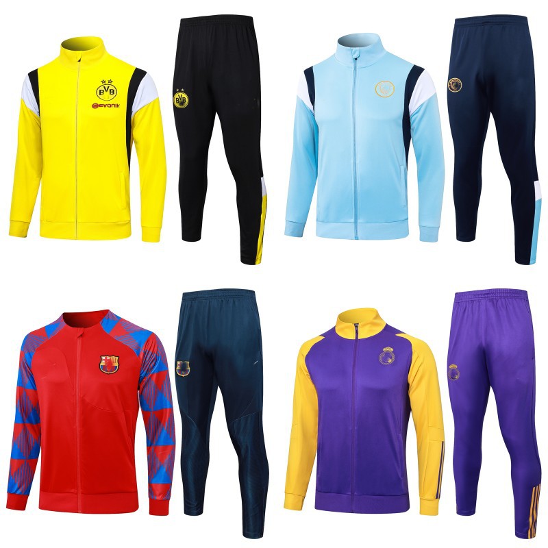 2425 パリ マルセイユ アヤックス ドルトムント Ac ブラジリアン フットボール ジャージ ロング プル ジャケット フード付き 秋冬 コート