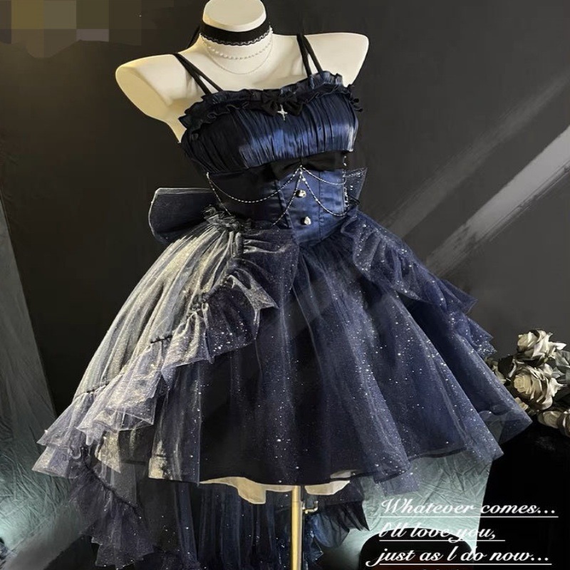 北極星 セクシー jskロリータ/ 洋服ドレス コスプレ 二次会ワンピーコスプレ 花嫁 茶会 可愛いキャミワンピース 洋装 cosコスチューム