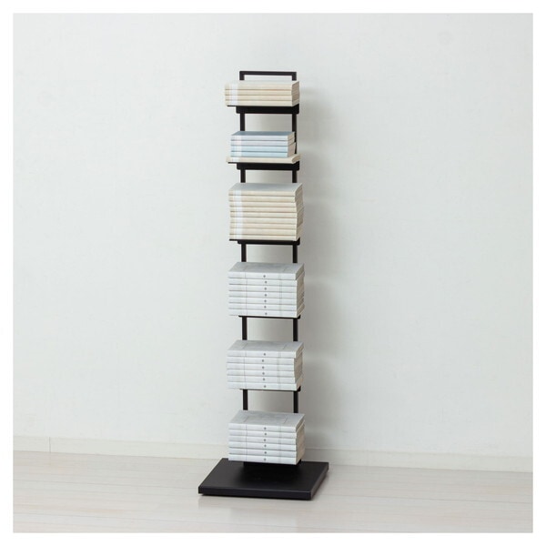 22862 ブックタワーシェルフ ブラック メーカー直送