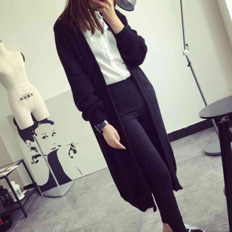 カーディガン レディース ブラック 秋 ニット ロング 長袖 暖かい オフィス おしゃれ ブランド きれいめ ショート丈 あったか 生地 黒 ケーブル 人気 丸首 Vネック ウール ゆったり 春 フリ