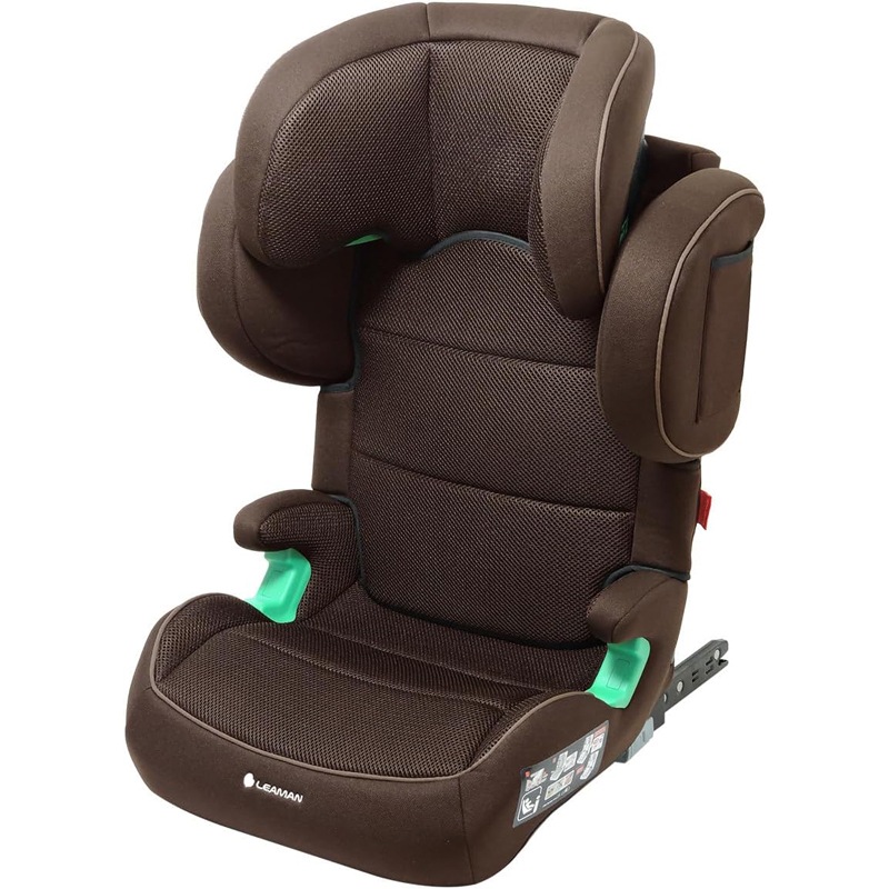 リーマン ハイバックジュニアISOFIX R129 ブラウン JG503 ジュニアシート 3歳頃から12歳頃