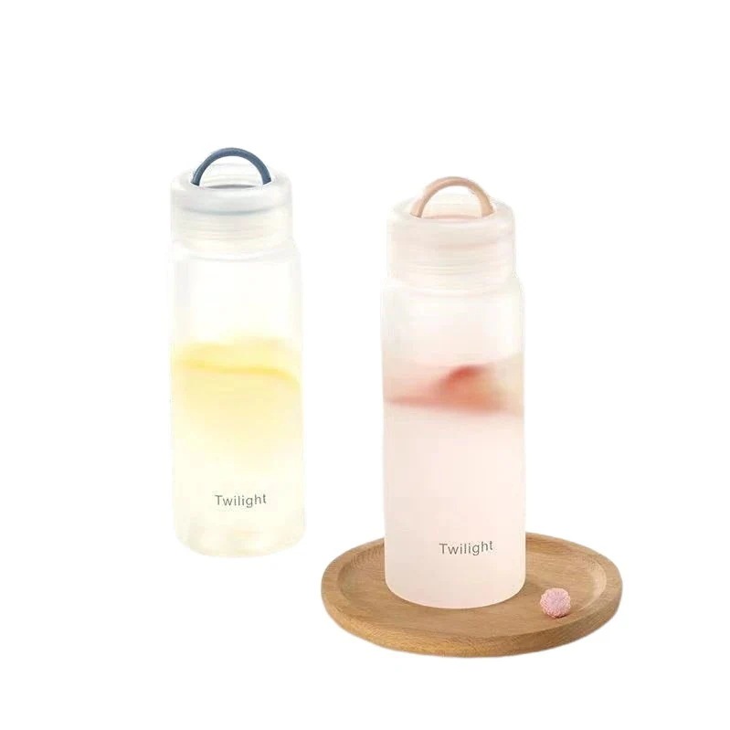 ガラス 水筒4色 4ml ガラス 製のコップ 運動 大人の子供 さわやか スポーツ用