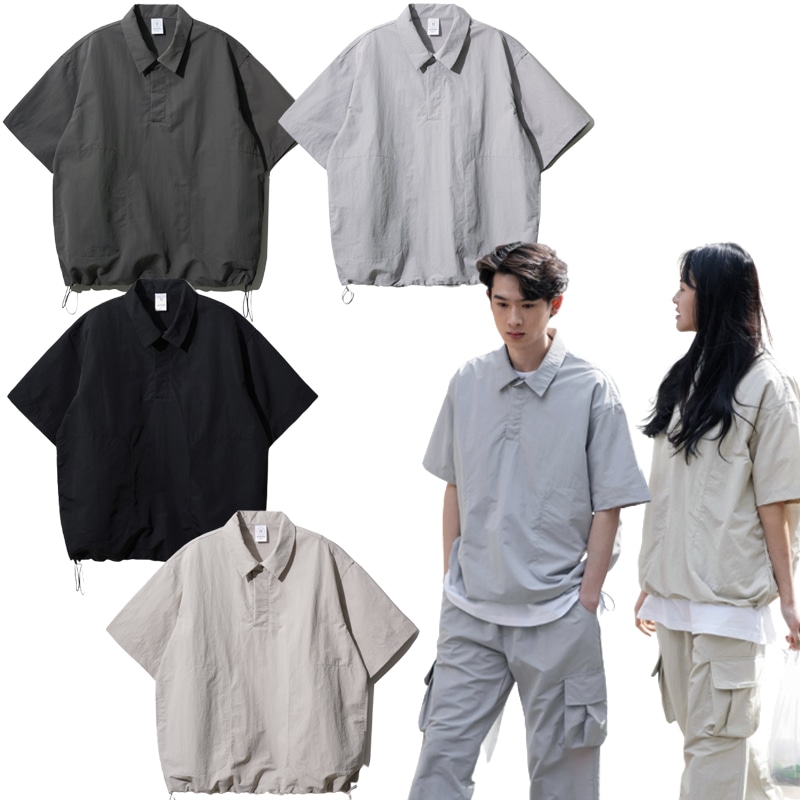 JEM Nose Callar Short-Sleeved Shirt 4色 YHSS2352