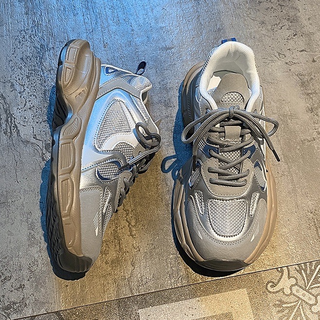 シューズ レディース スニーカー 22.5cm 23cm 23.5cm 24cm 24.5cm 25cm 韓国 厚底シューズ ダッドスニーカー 歩きやすい 疲れにくい かわいい カジュアル 大人可愛い