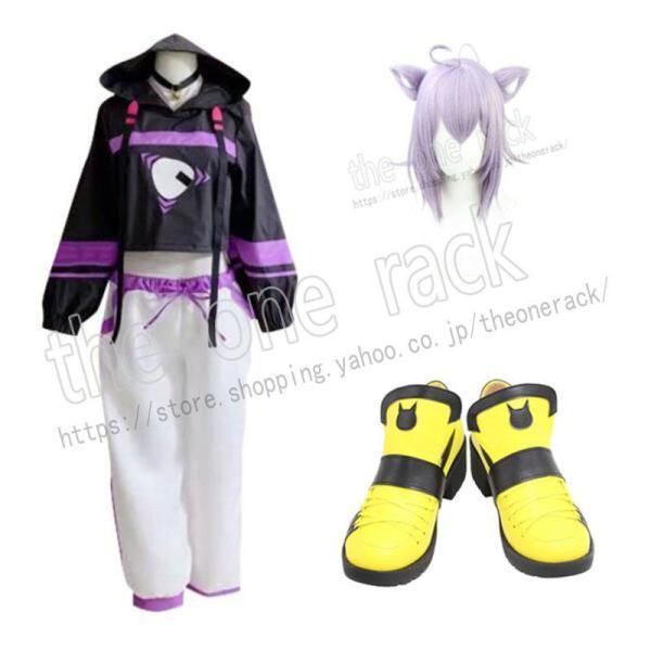 【新品開催 即納】バーチャルYouTuber VTuber ホロライブ 猫又おかゆ コスプレ衣装 ハロウィン コミケ イベント仮装 アニメ