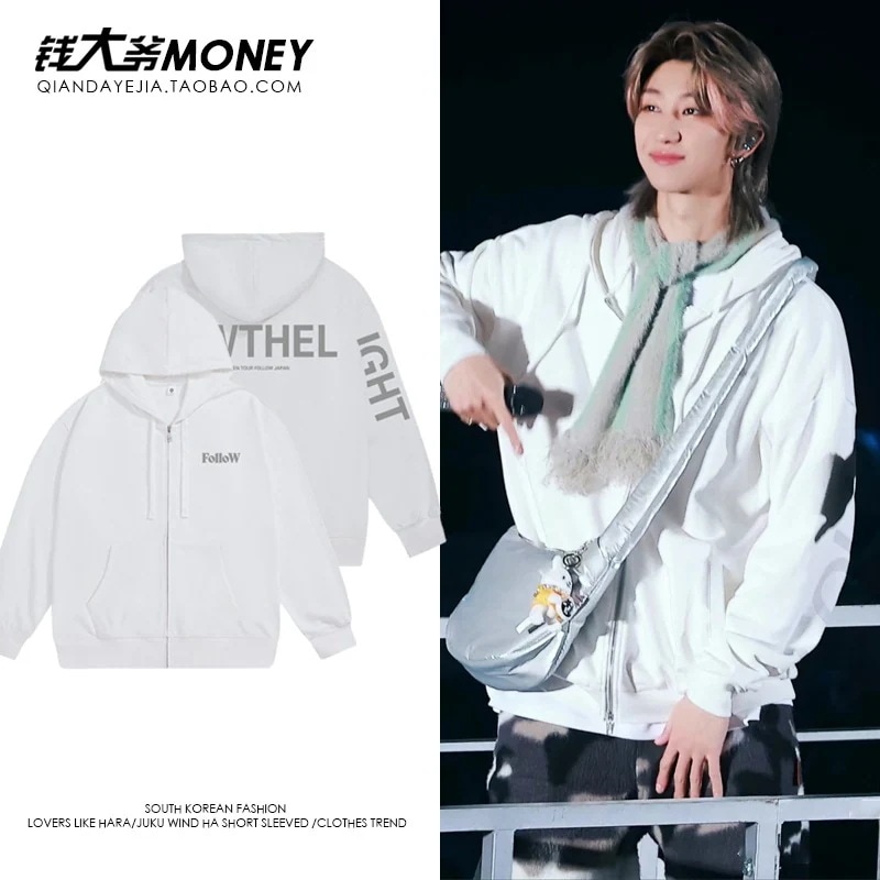 【急速出荷!2枚購入で300円 OFF!】seventeen コンサートスウェットシャツ レディース ジップフードジャケット トップス2枚購入でカード1パスケース