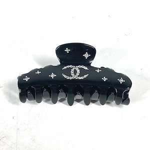 新品　シャネル　バレッタ　ヘアクリップ ヘアアクセサリー　ccマーク　ビジュー Qoo10] CHANEL バレッタ ヘアクリップ CC ココマーク