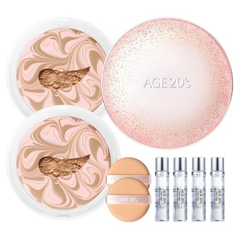 エッセンス カバー ファクト スパークルケース + リフィル 12.5g x 2p + アンプル 10ml x 4p ピンクベージュ(23号) 1セット