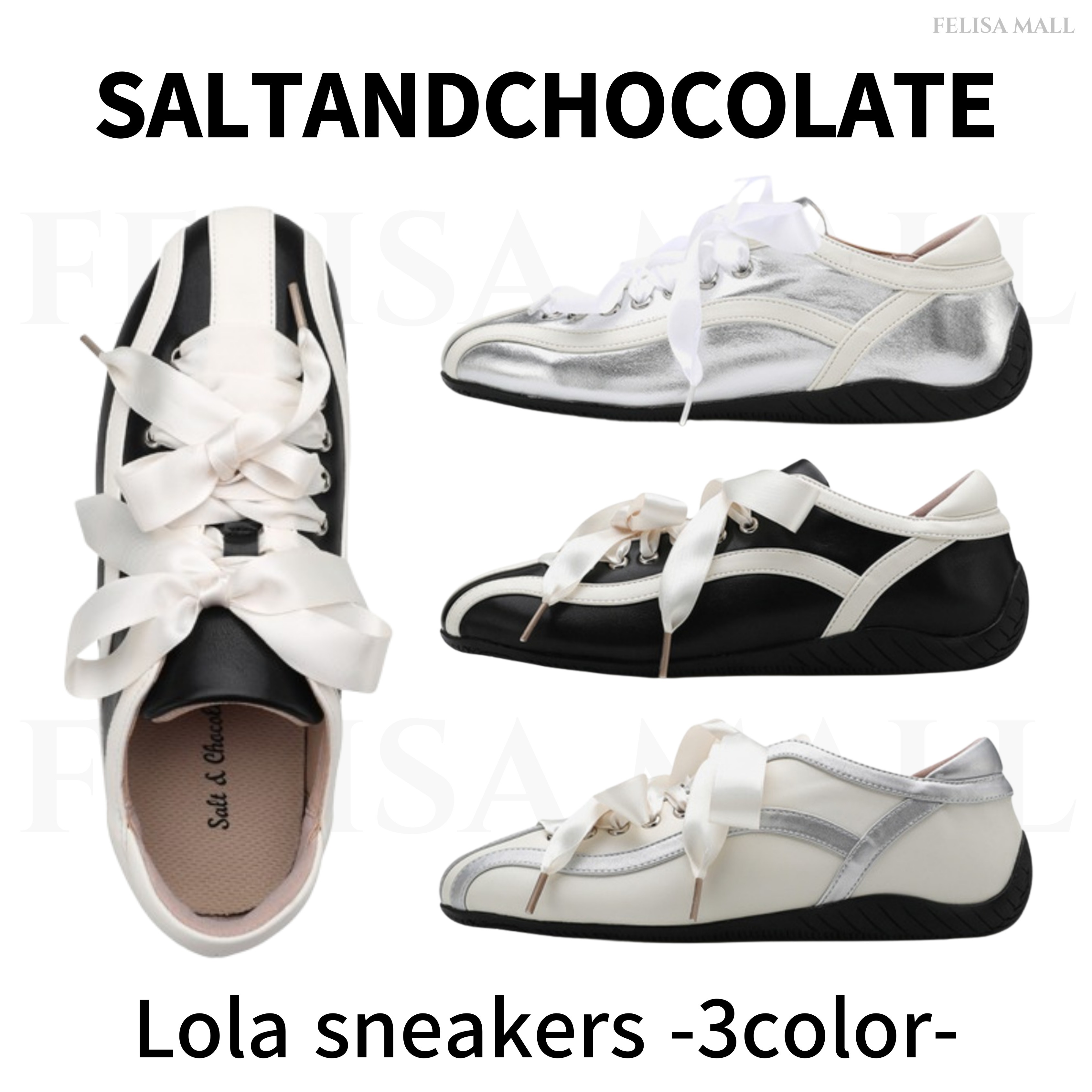 [SALT&CHOCOLATE] Lola sneakers 3color 女性人気 韓国ブランド