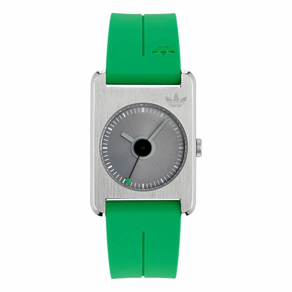 アディダス 腕時計 手表 メンズ 父の日 レディース 母の日 グリーン シリコン ベルト グレー文字盤 軽い おしゃれ ブランド レトロ シンプル おしゃれ カジュアル アナログ 普段使い スポーツ