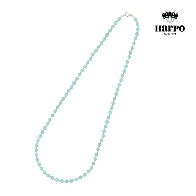ハルポ HARPO ネックレス ターコイズネックレス 重ね付け シンプル レディース アクセサリー プレゼント ミニマル インディアンジュエリー N305T 20 涼しげ 夏