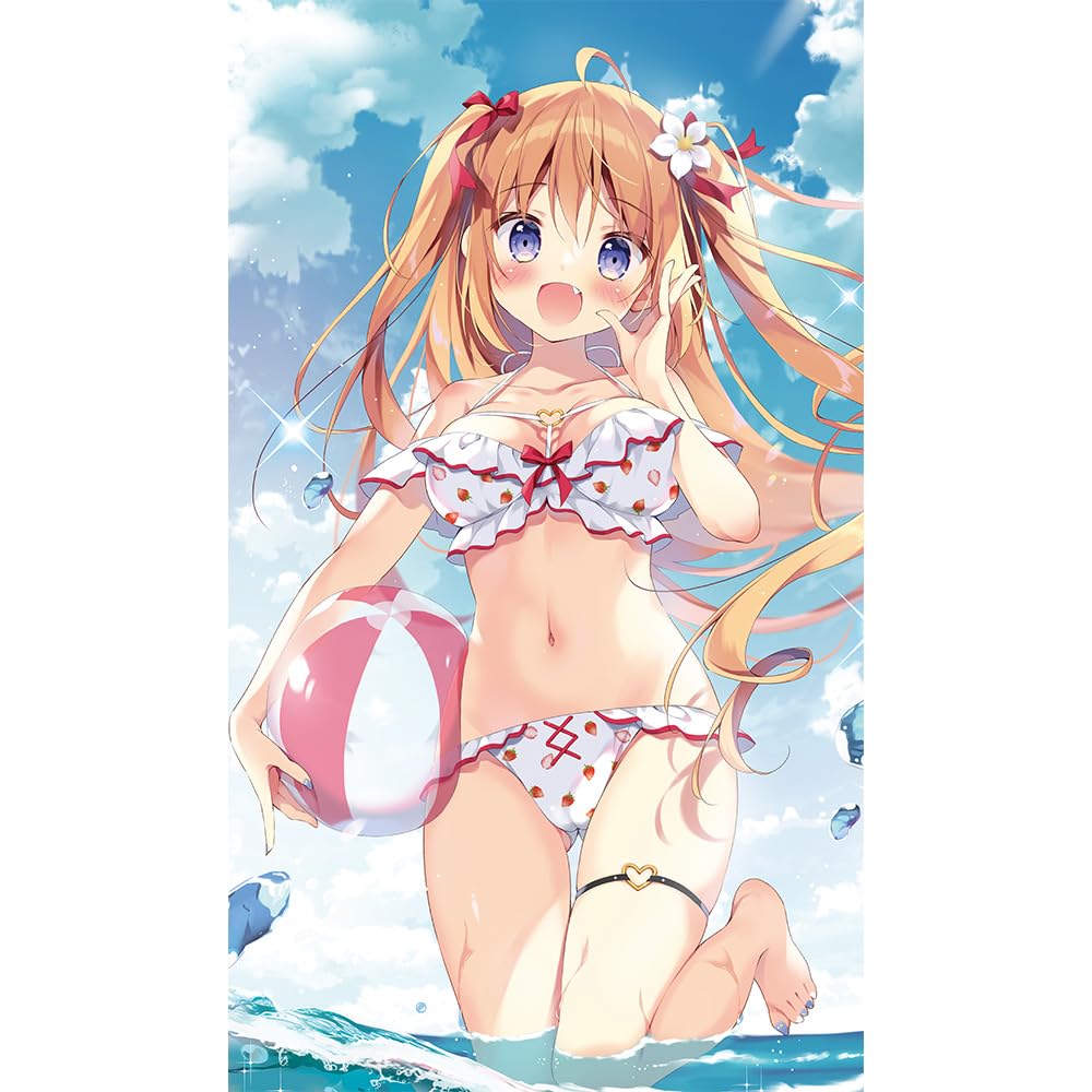 Ｋｅｙ－ｔｈ ぱん先生 シーツ（晴夏／水着） 長辺約220cm×短辺約128cm ポリエステル
