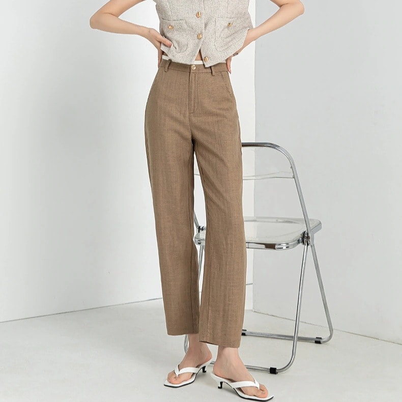 ウエストゴムパンツ天糸ンパンツ夏の薄いハーレムパンツ大きいサイズ 痩せひんやりボトムス テーパードパンツ