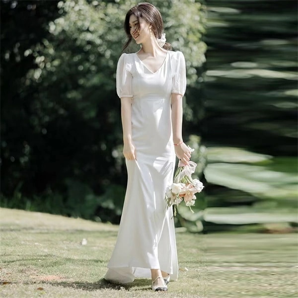 ウェディングドレス 二次会 花嫁 前撮り ドレス パーティードレス レディース 演奏会 結婚式 発表会 二次会 ウェディング ドレス 後撮り 披露宴 発表会 海外挙式ドレス 二次会 花嫁 ロングドレス