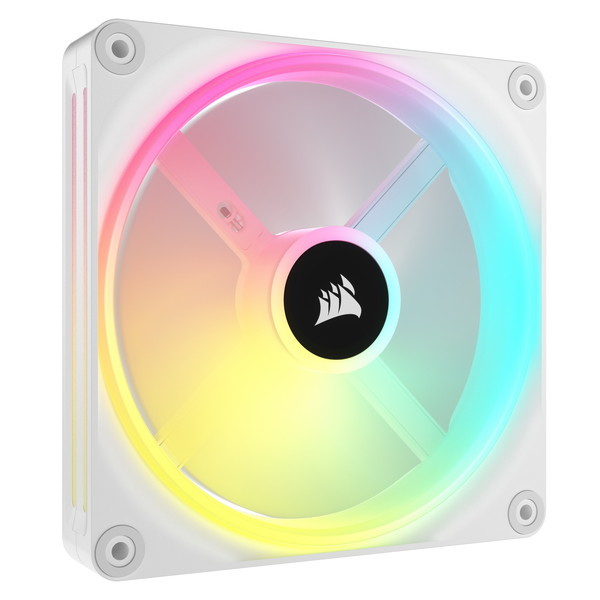 CO-9051007-WW iCUE LINK QX140 RGB WHITE 140mm Magnetic Dome RGB Fan Expansion Kit [ケースファン]